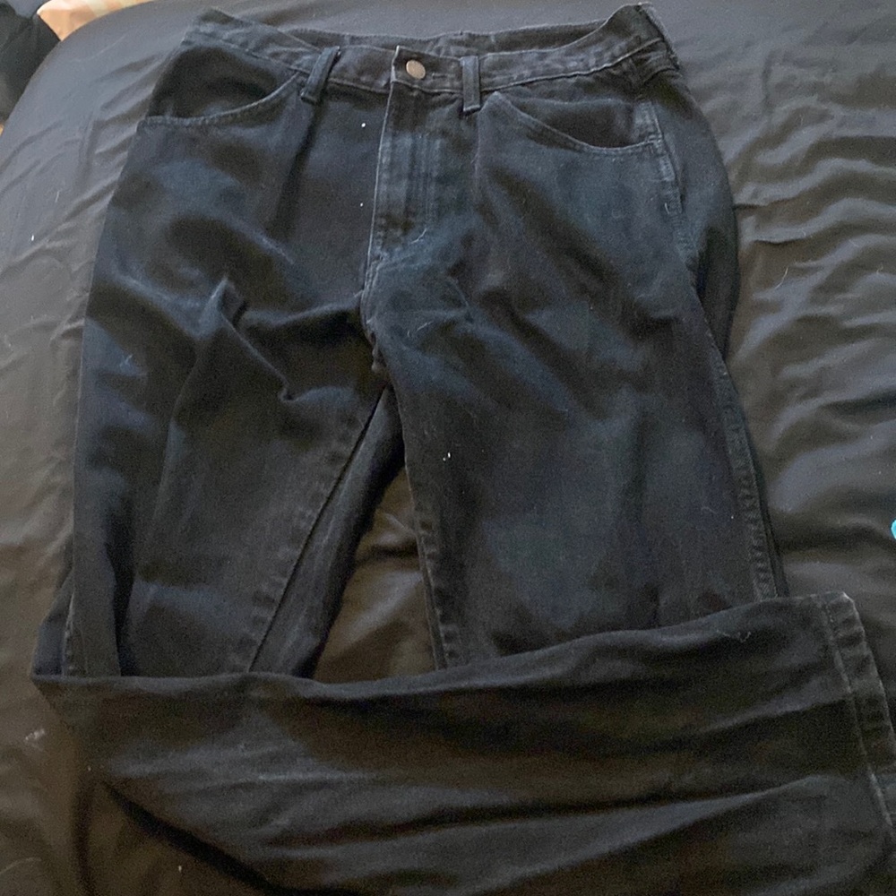 Black Rustler Jeans